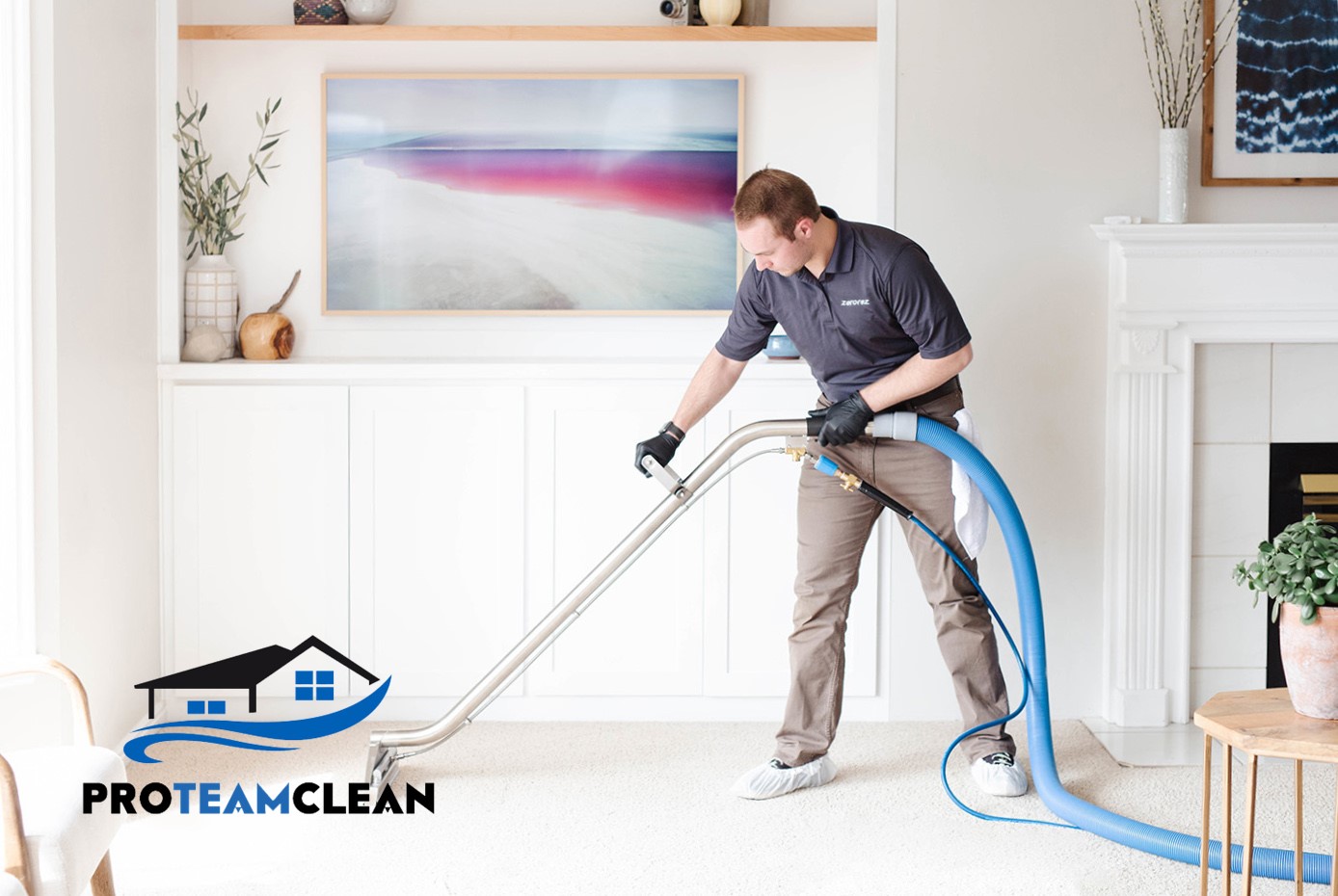 Carpet cleaning technician