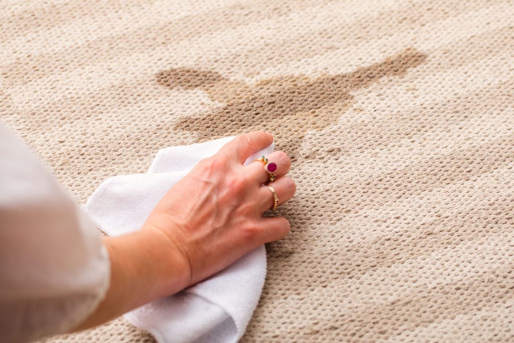 Mistake in carpet cleaning